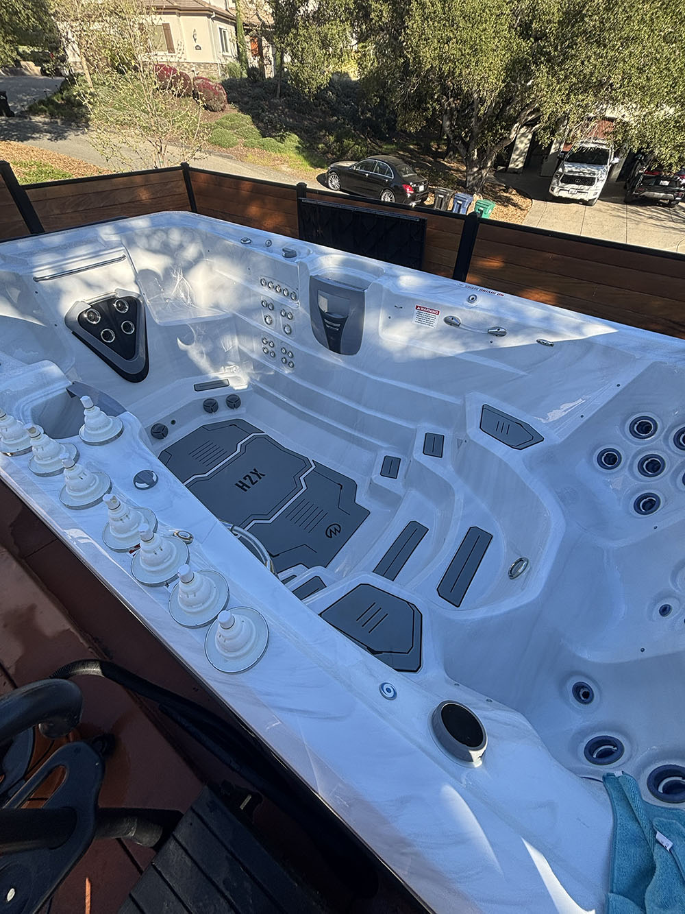 Hot tub spa service